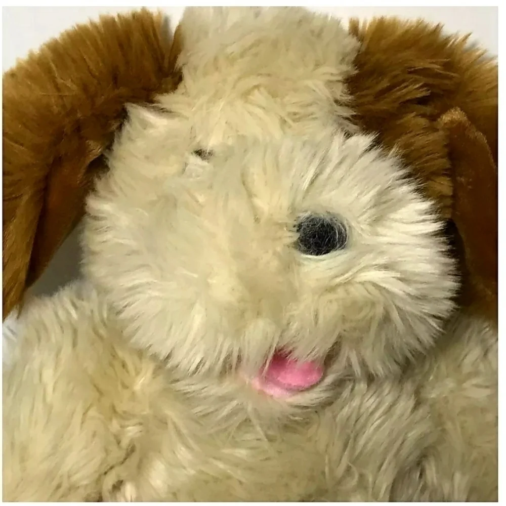 Build-A-Bear Tan Brown Dog Fluffy Puppy Plush Stuffed Animal 16